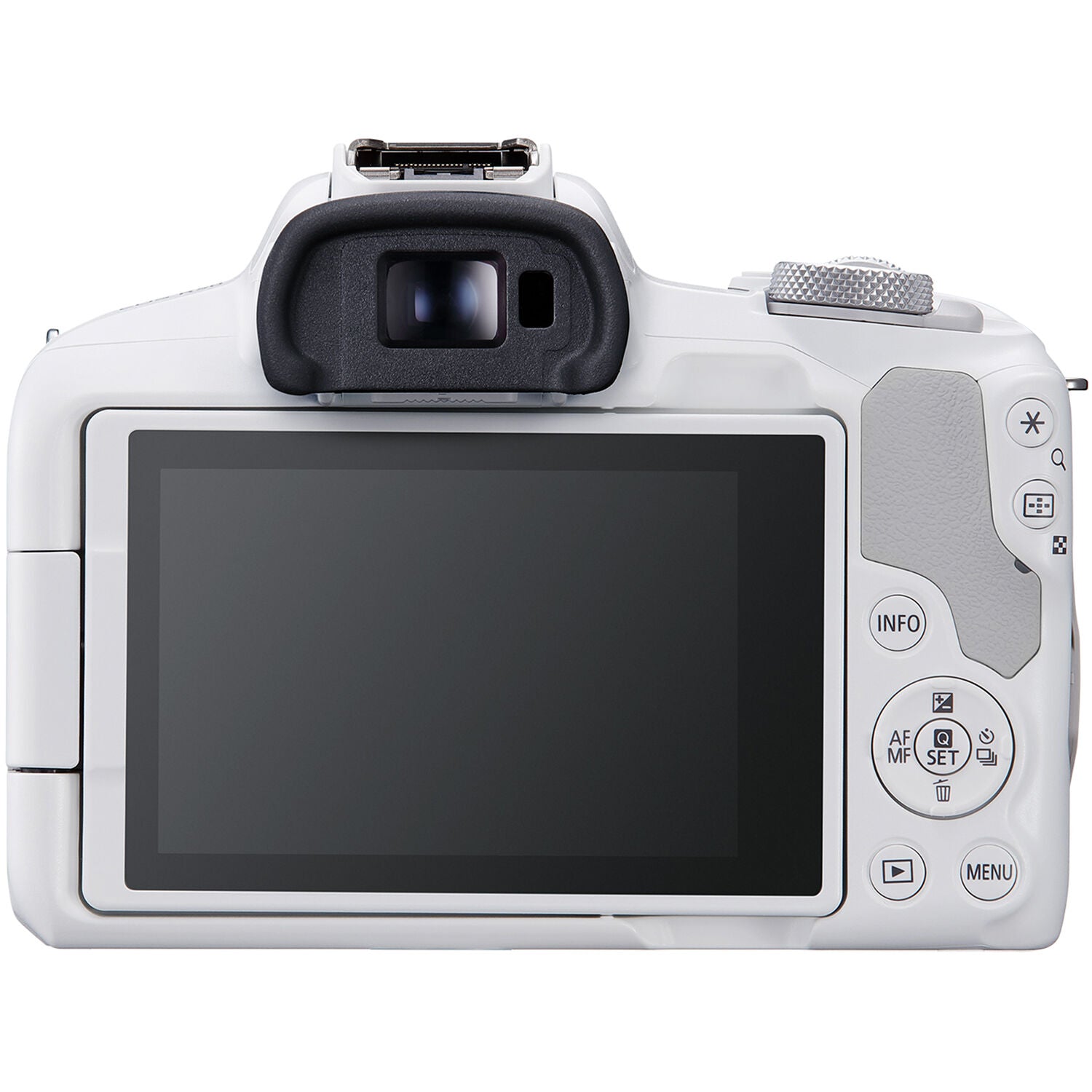 Cámara Digital Canon EOS R50 Mirrorless APS-C 24.2MP Blanca - vista frontal