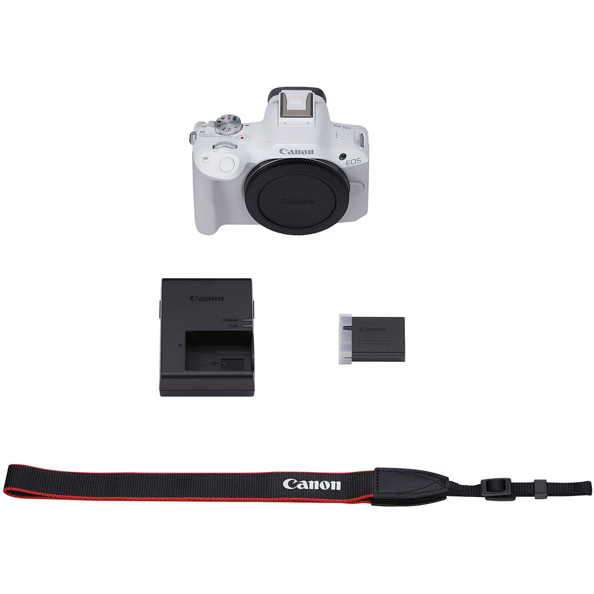 Cámara Digital Canon EOS R50 Mirrorless APS-C 24.2MP Blanca - en uso