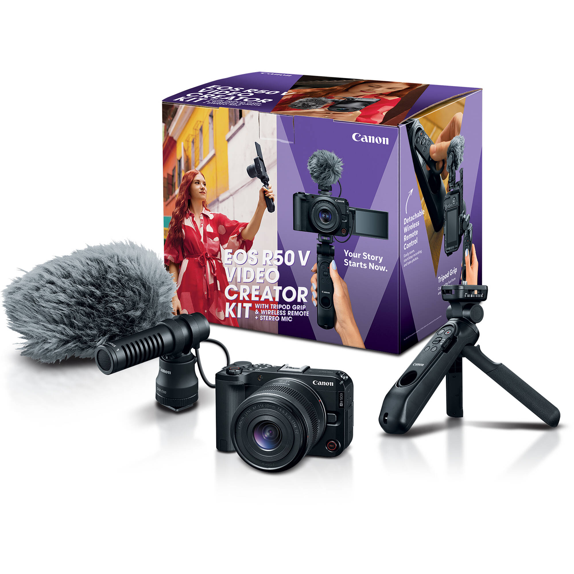 Cámara Digital Canon EOS R50 V Kit Creador de Video - vista principal