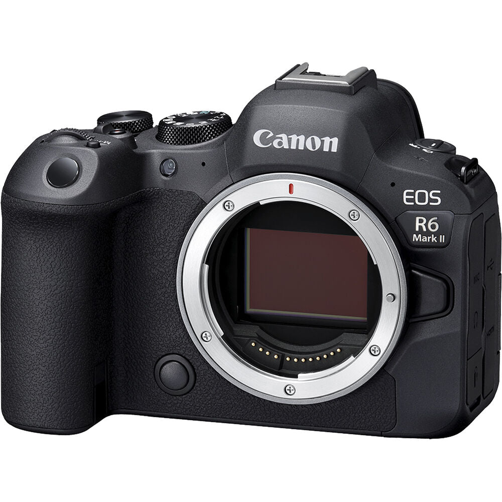 Cámara Digital Canon EOS R6 Mark II con Firmware de Guías de Recorte - en uso