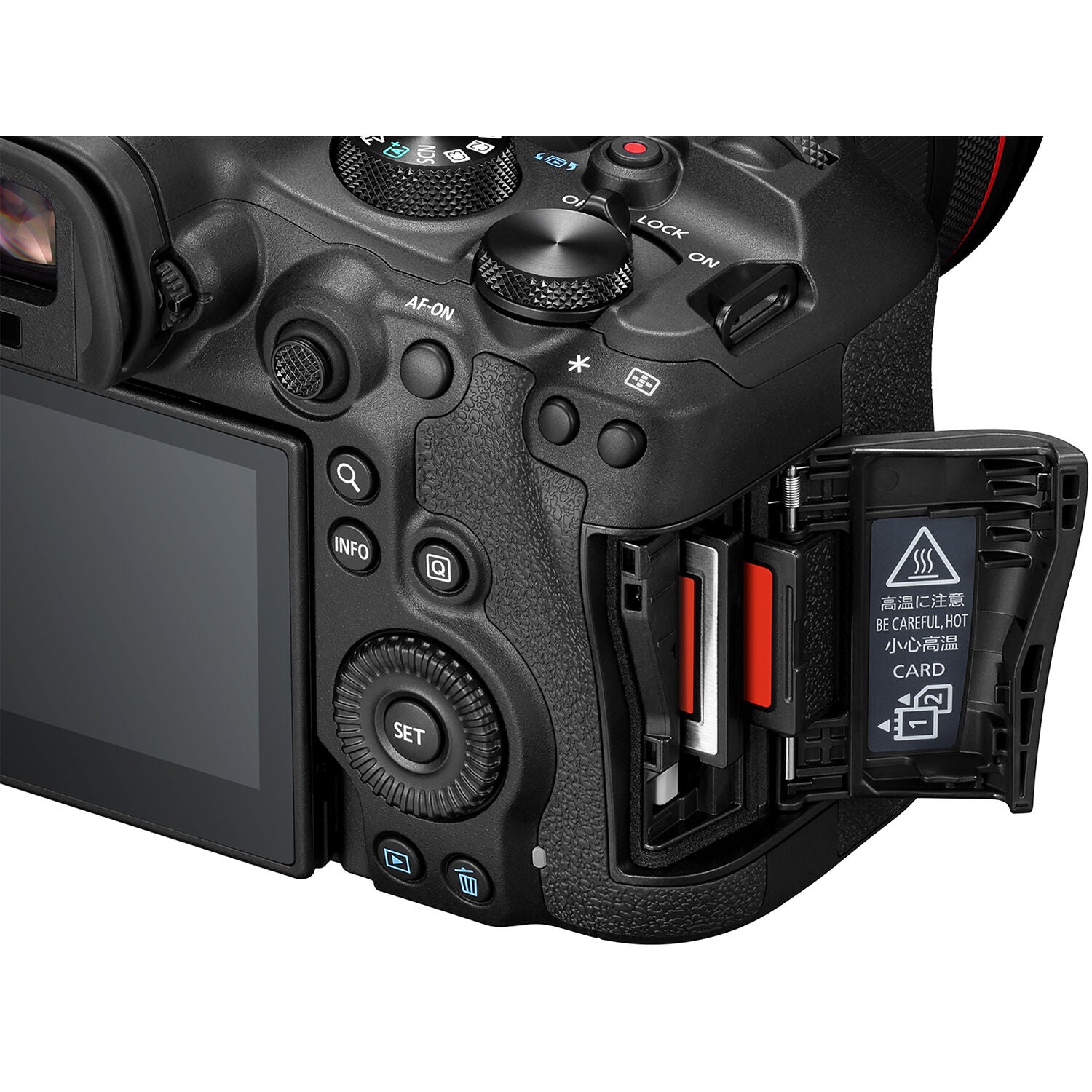 Cámara Digital Canon EOS R6 Mark III con Firmware de Stop Motion - vista lateral