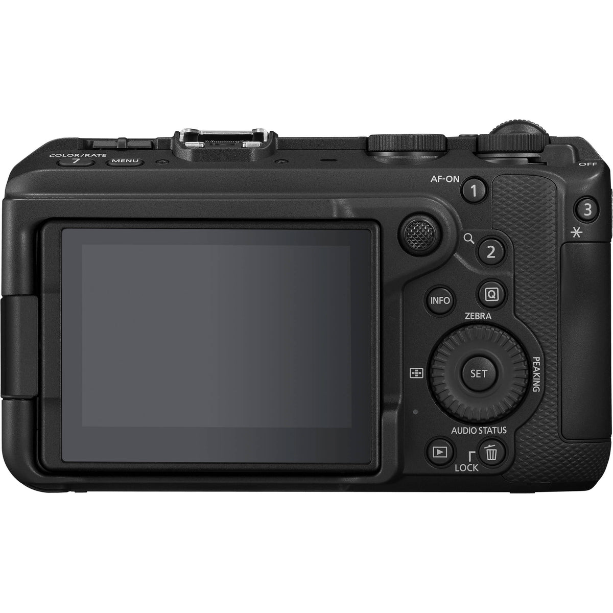 Cámara Digital Canon EOS R6 V con Firmware de Stop Motion - vista frontal