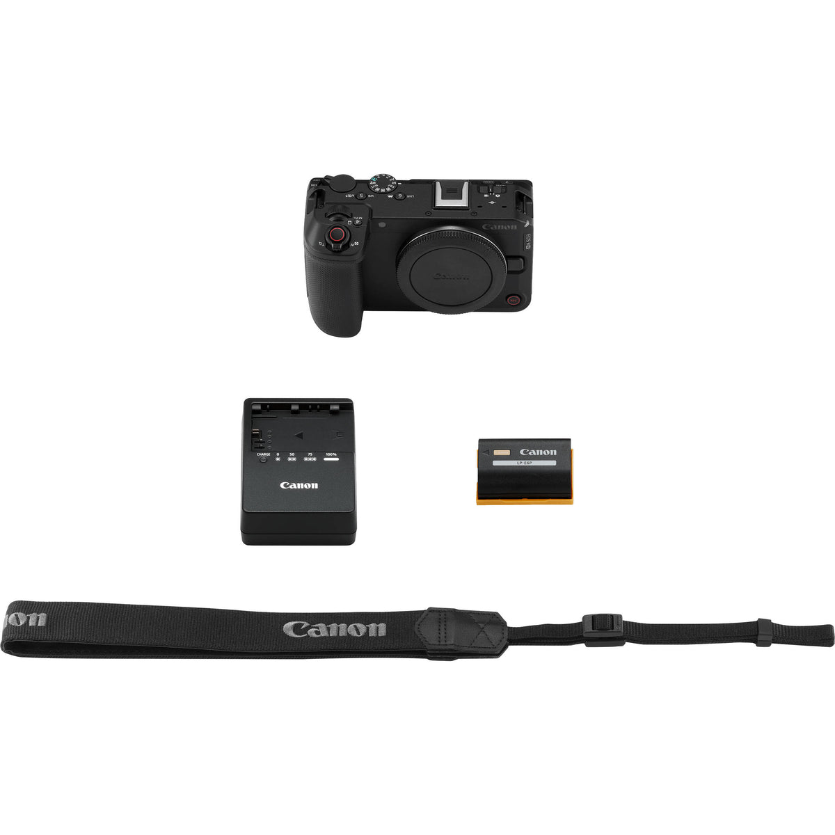 Cámara Digital Canon EOS R6 V Mirrorless Full Frame 32.5MP - contenido de la caja