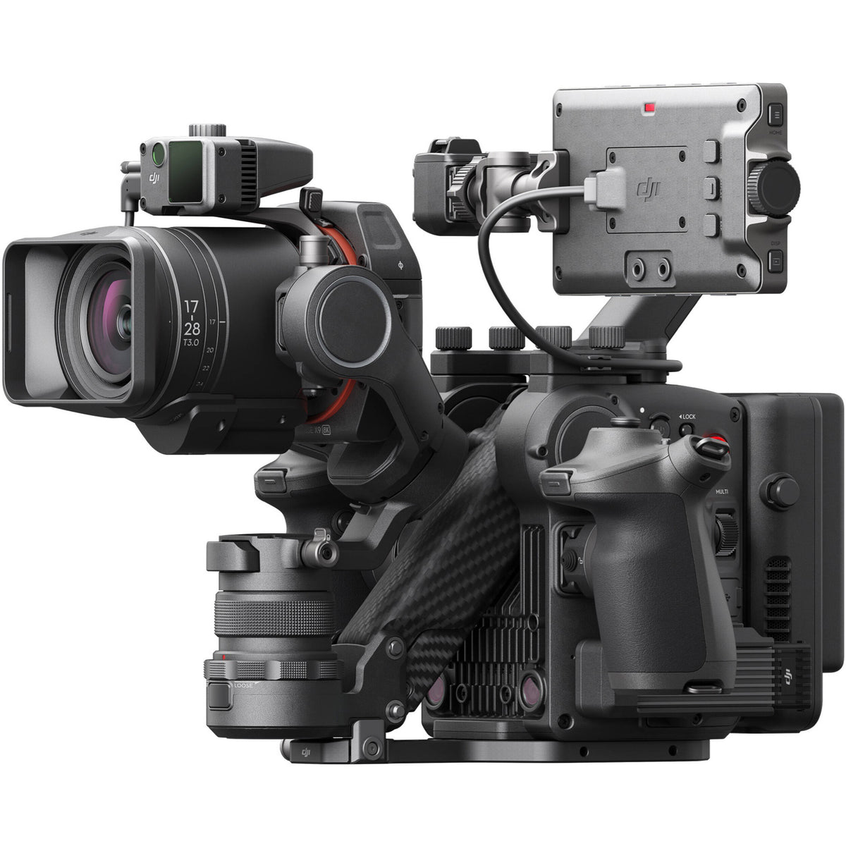 Cámara Digital DJI Ronin 4D 4-Axis 8K Combo Kit con DL PZ 17-28mm T3.0 ASPH Lente - vista frontal