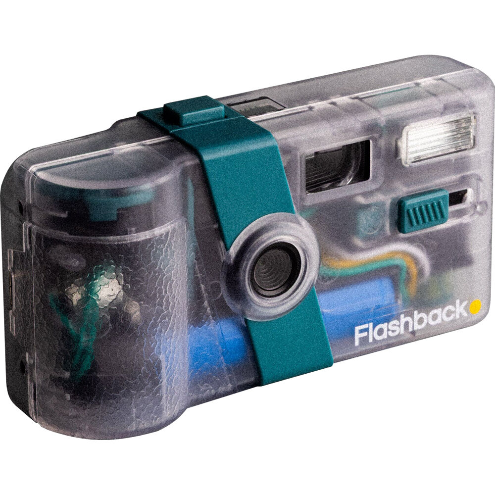 Cámara Digital Flashback ONE35 V2 (Transparente/Turquesa) - vista principal