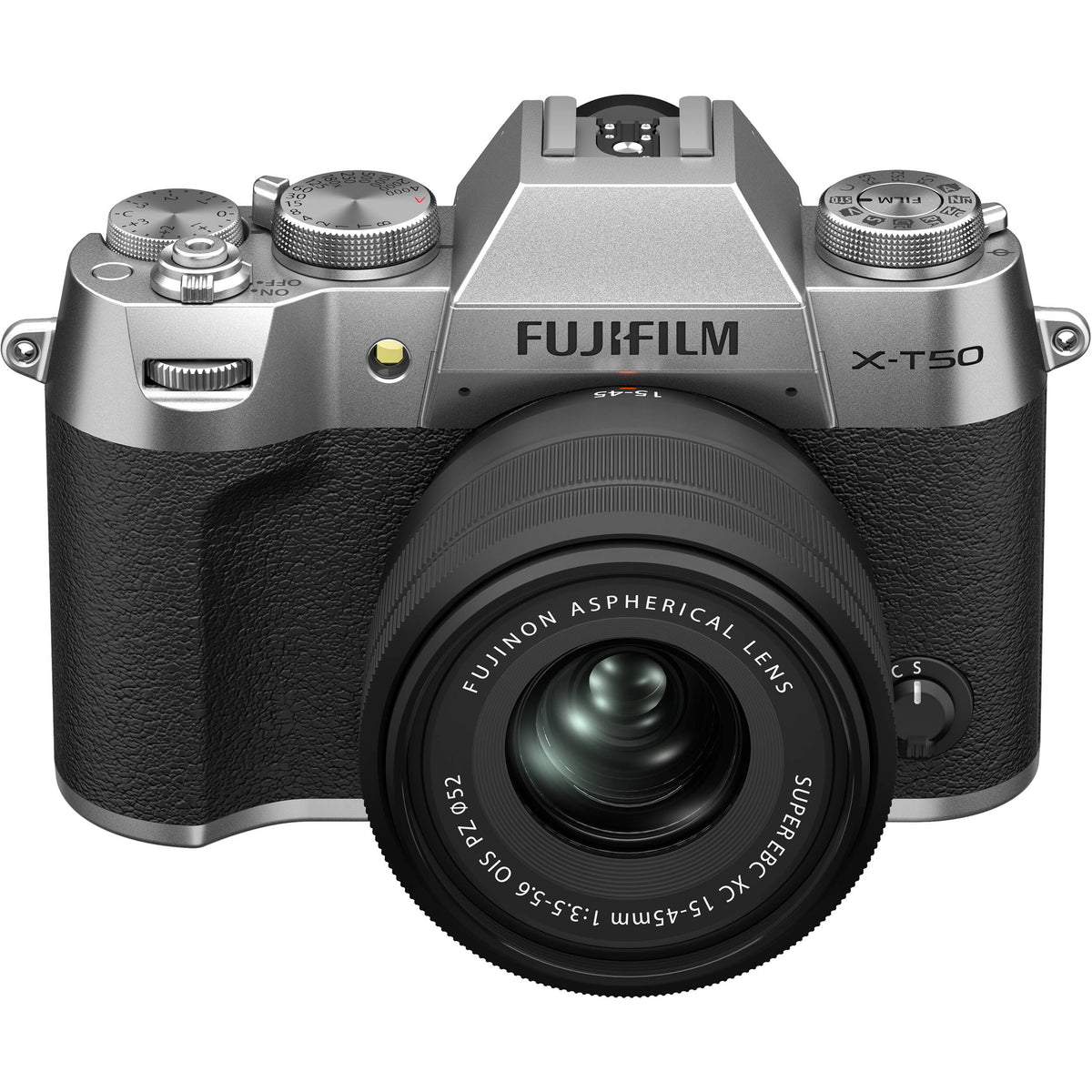 Cámara Digital Fujifilm X-T50 con Lente XC 15-45mm Plata