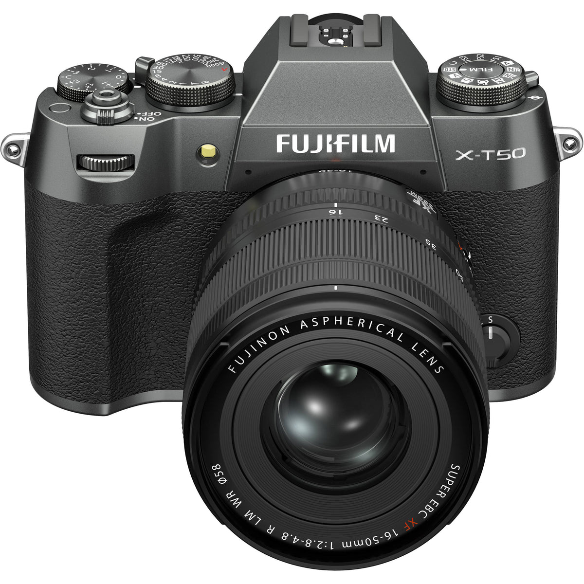 Cámara Digital Fujifilm X-T50 con Lente XF 16-50mm Plata Carbón