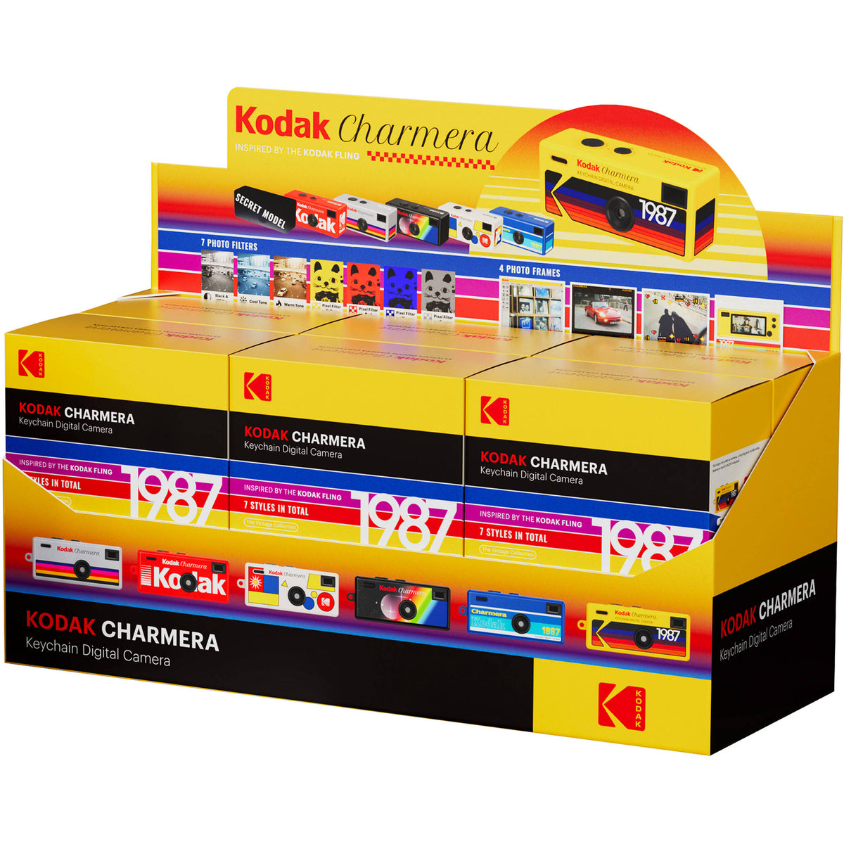 Cámara Digital Kodak Charmera Llavero Set de 6 Cajas Sorpresa - vista principal