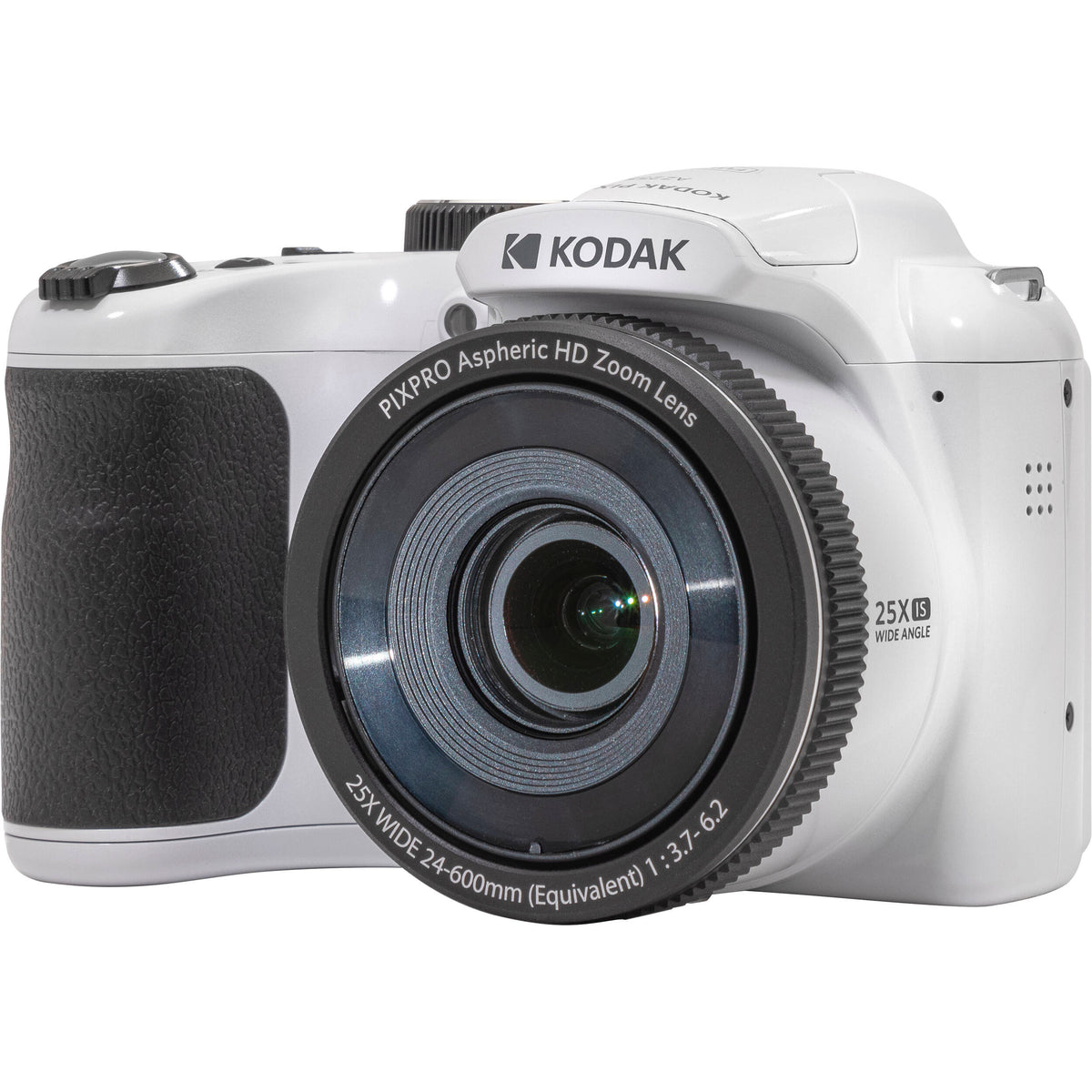 Cámara Digital Kodak PIXPRO AZ255 Zoom Óptico 25x Blanca - puertos y conexiones