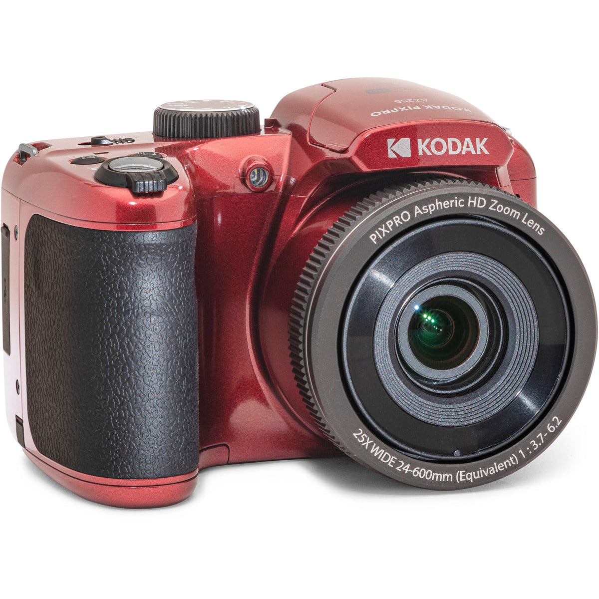 Cámara Digital Kodak PIXPRO AZ255 Zoom Óptico 25x Roja - vista lateral
