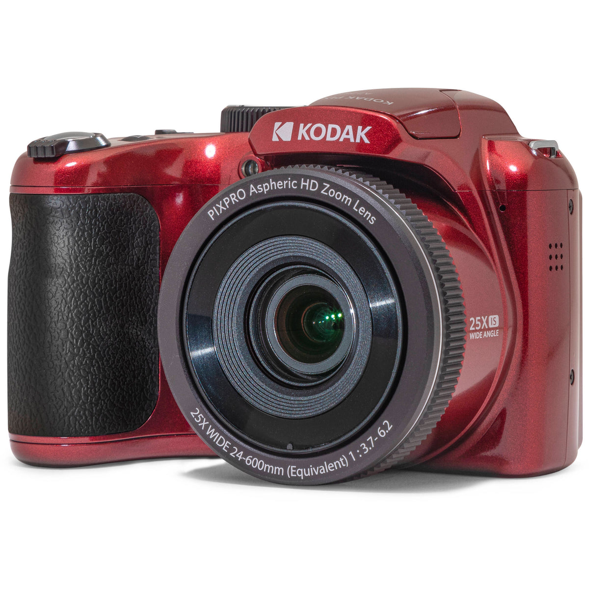 Cámara Digital Kodak PIXPRO AZ255 Zoom Óptico 25x Roja - detalle