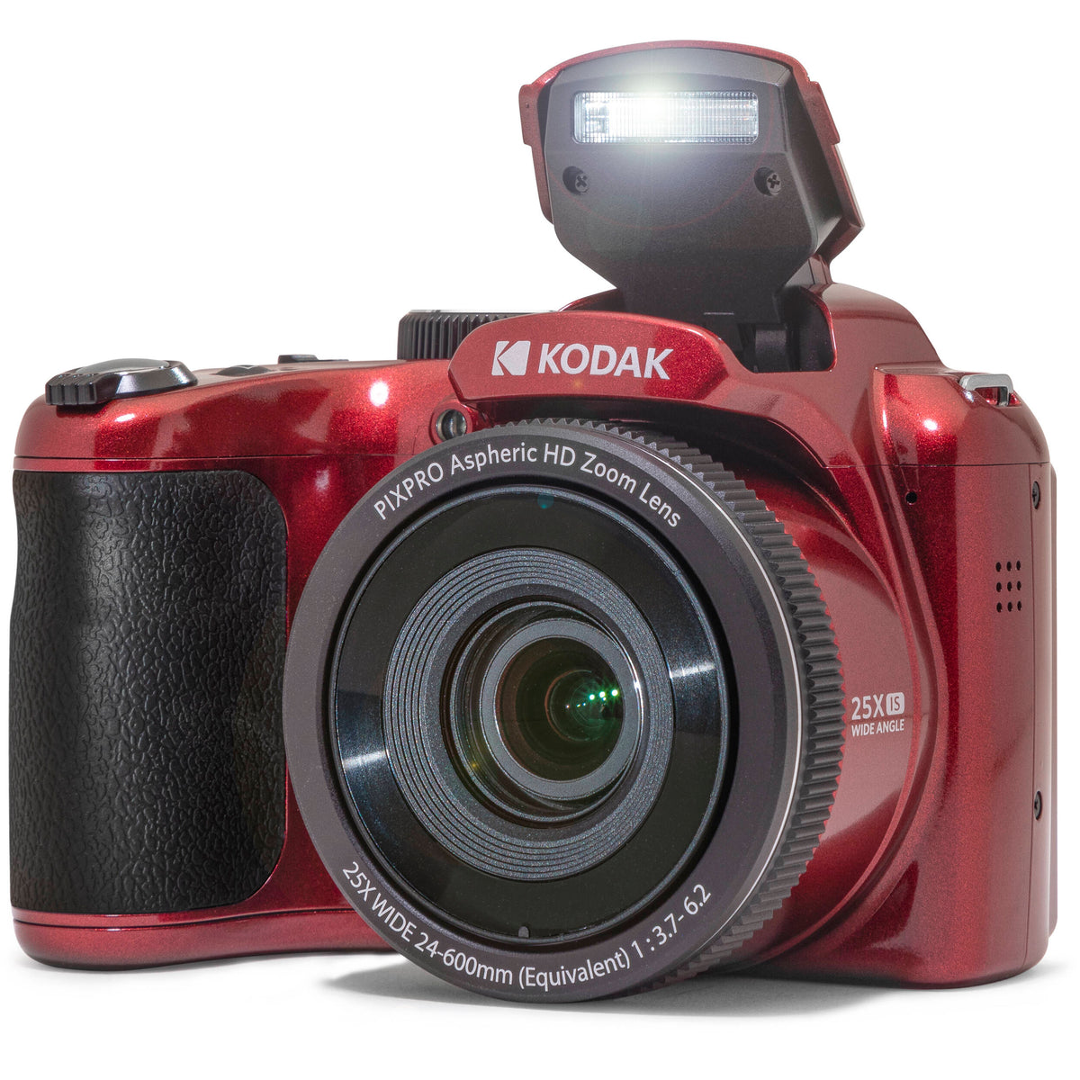 Cámara Digital Kodak PIXPRO AZ255 Zoom Óptico 25x Roja - en uso