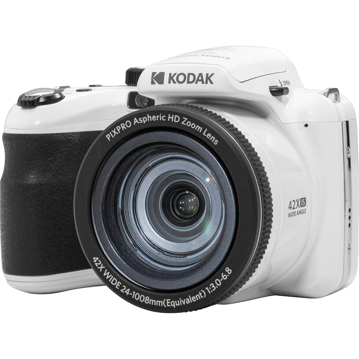 Cámara Digital Kodak PIXPRO AZ425 Zoom Óptico 42x Blanca - vista lateral