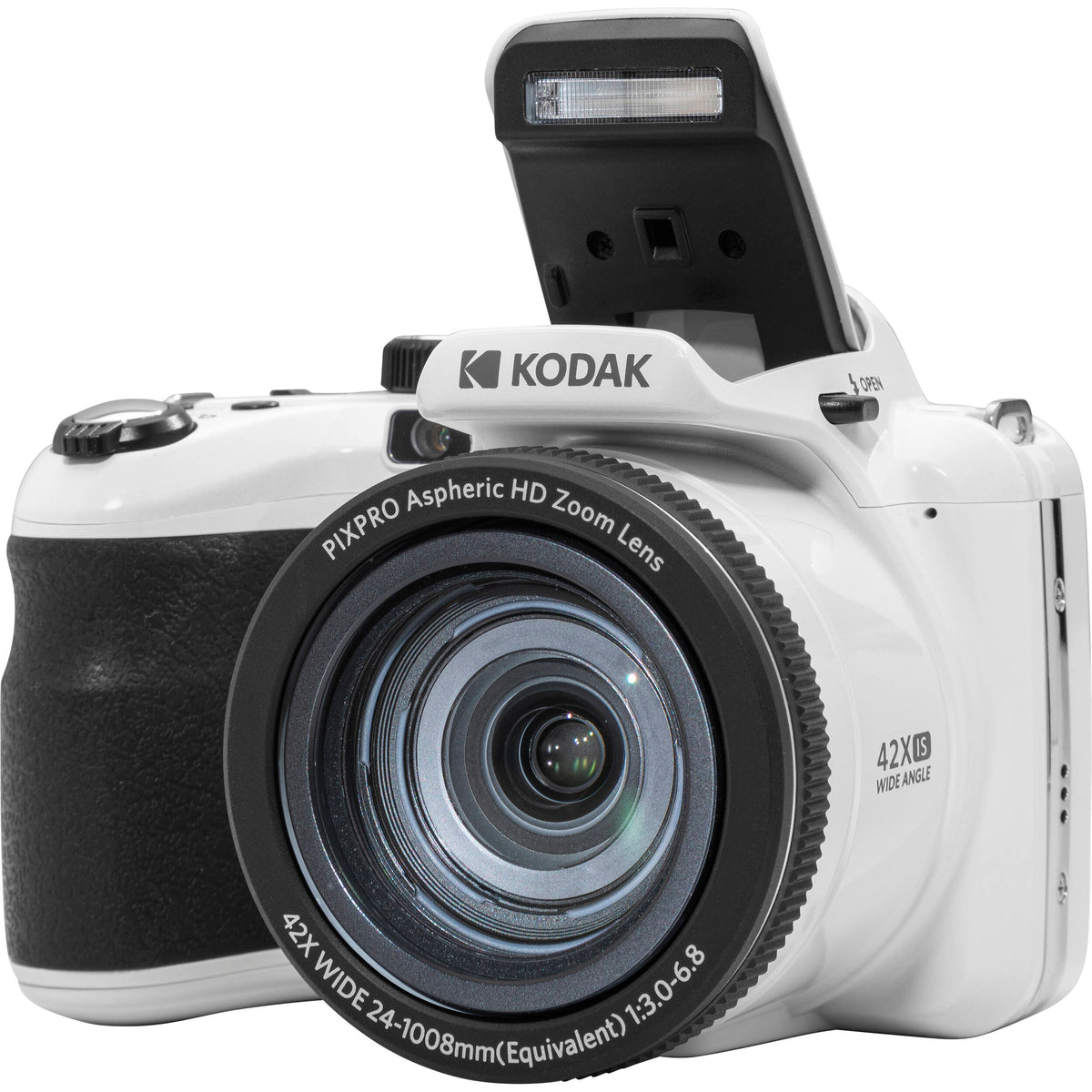 Cámara Digital Kodak PIXPRO AZ425 Zoom Óptico 42x Blanca - detalle