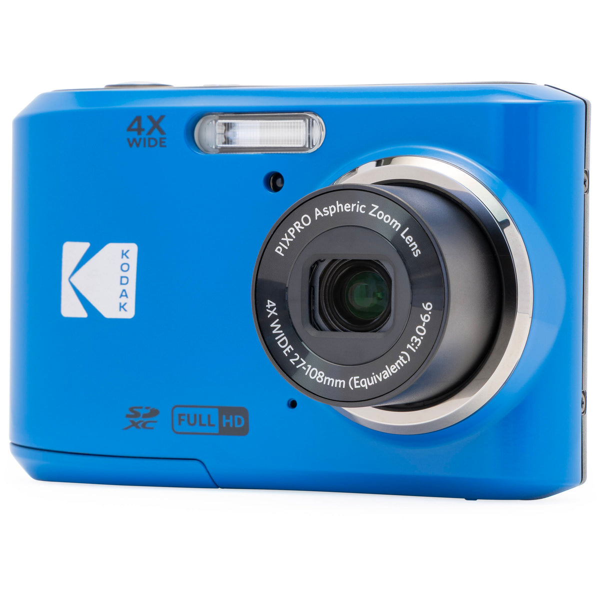 Cámara Digital Kodak Pixpro FZ45 Digital (Azul) - vista lateral