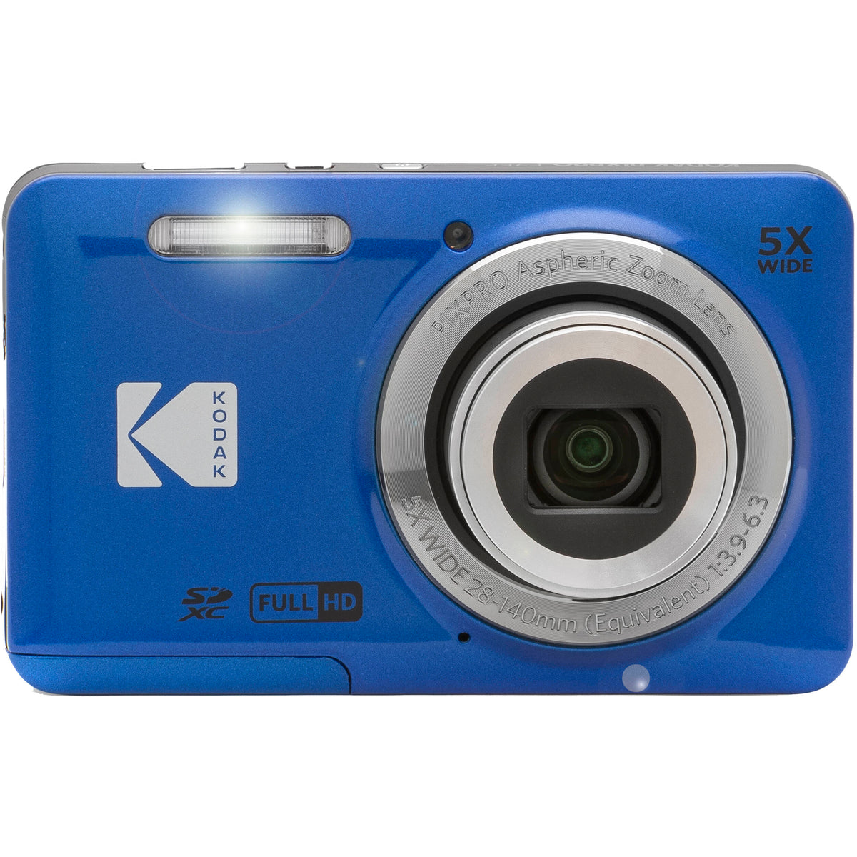 Cámara Digital Kodak PIXPRO FZ55 Digital (Azul) - detalle