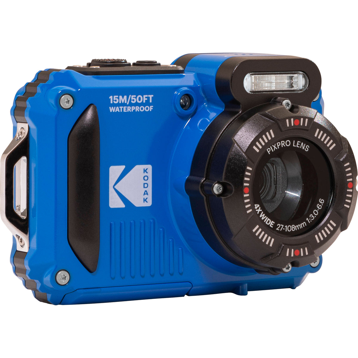 Cámara Digital Kodak PIXPRO WPZ2 Sumergible 15 Metros Azul - detalle