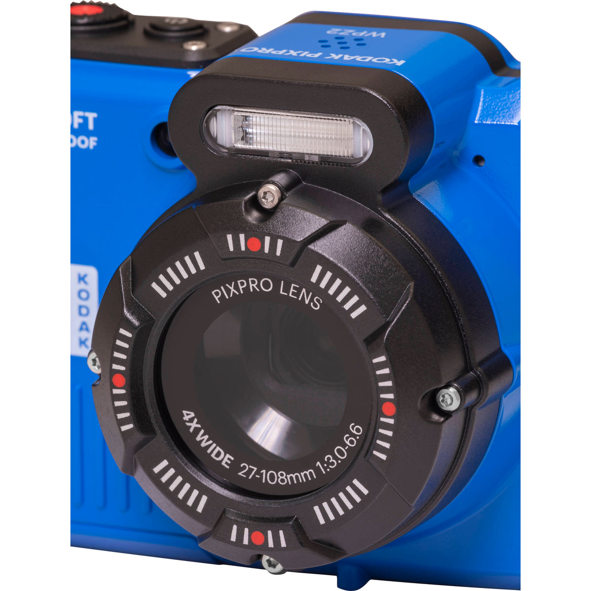Cámara Digital Kodak PIXPRO WPZ2 Sumergible 15 Metros Azul - contenido de la caja