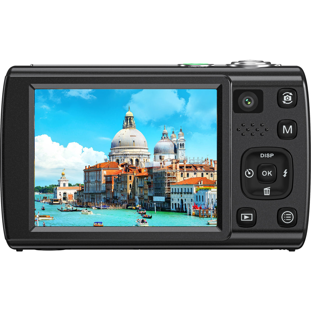 Cámara Digital Kreate KR48 Pantalla Táctil 4K Negra - vista frontal