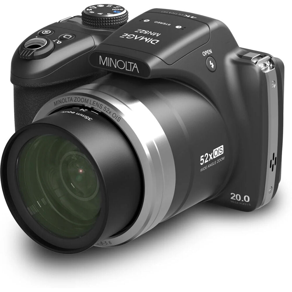 Cámara Digital Minolta MN68Z DiMAGE Zoom Óptico 68x Negra - puertos y conexiones