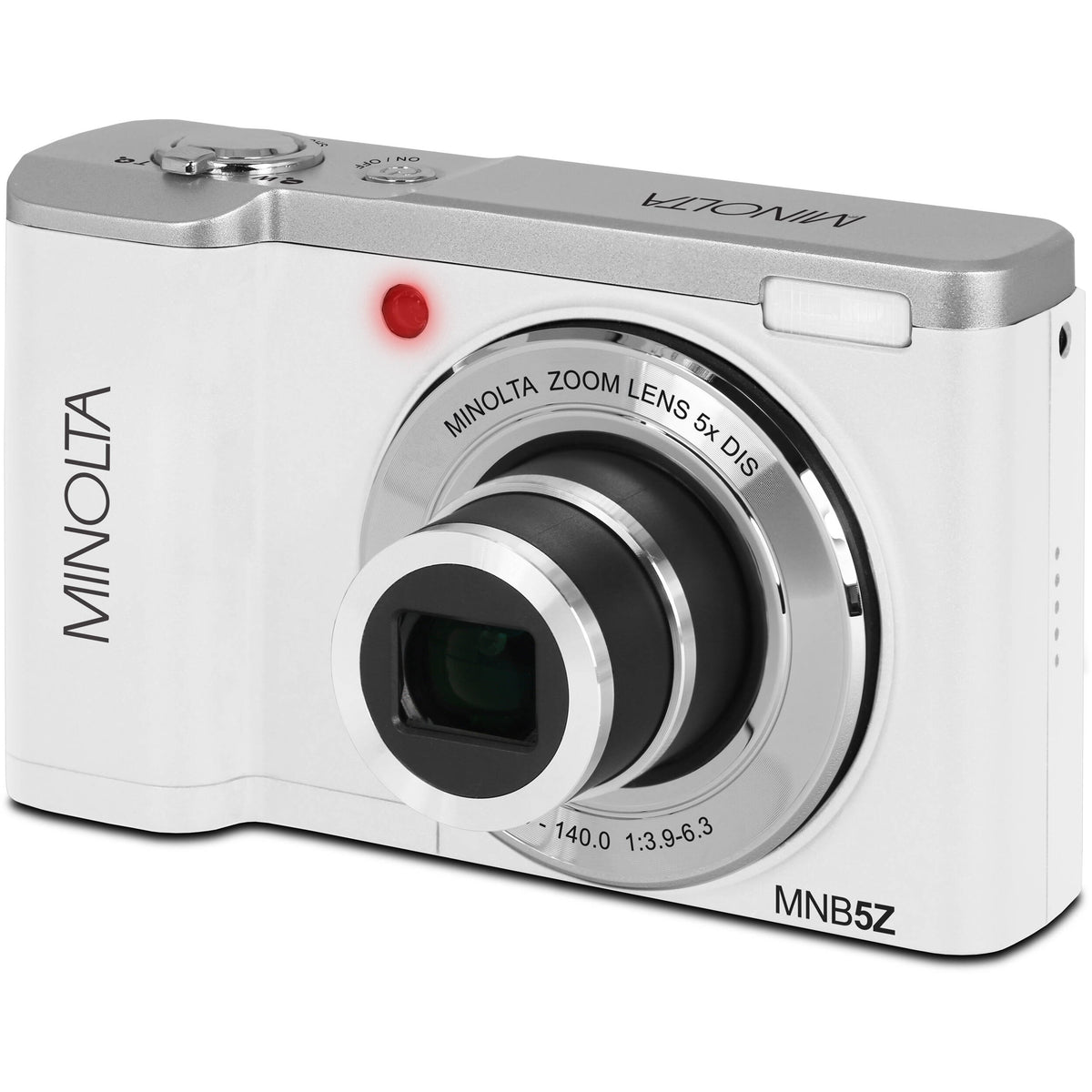 Cámara Digital Minolta MNB5Z 56MP Zoom Óptico 5x Blanca - en uso