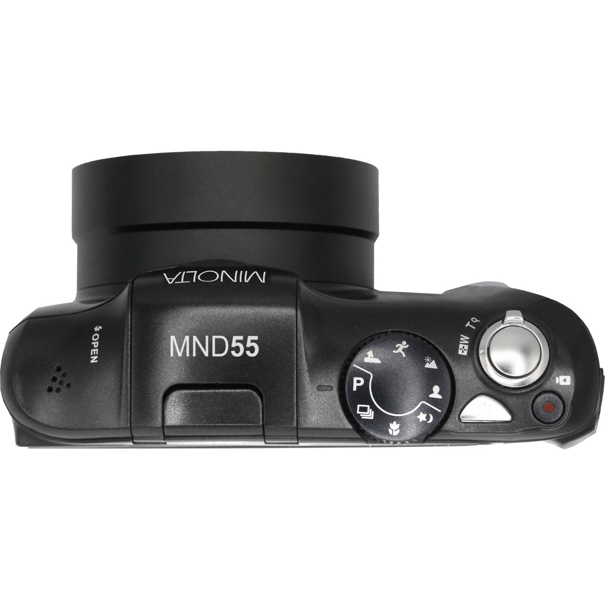 Cámara Digital Minolta MND55 64MP Video 4K 60fps Negra - puertos y conexiones