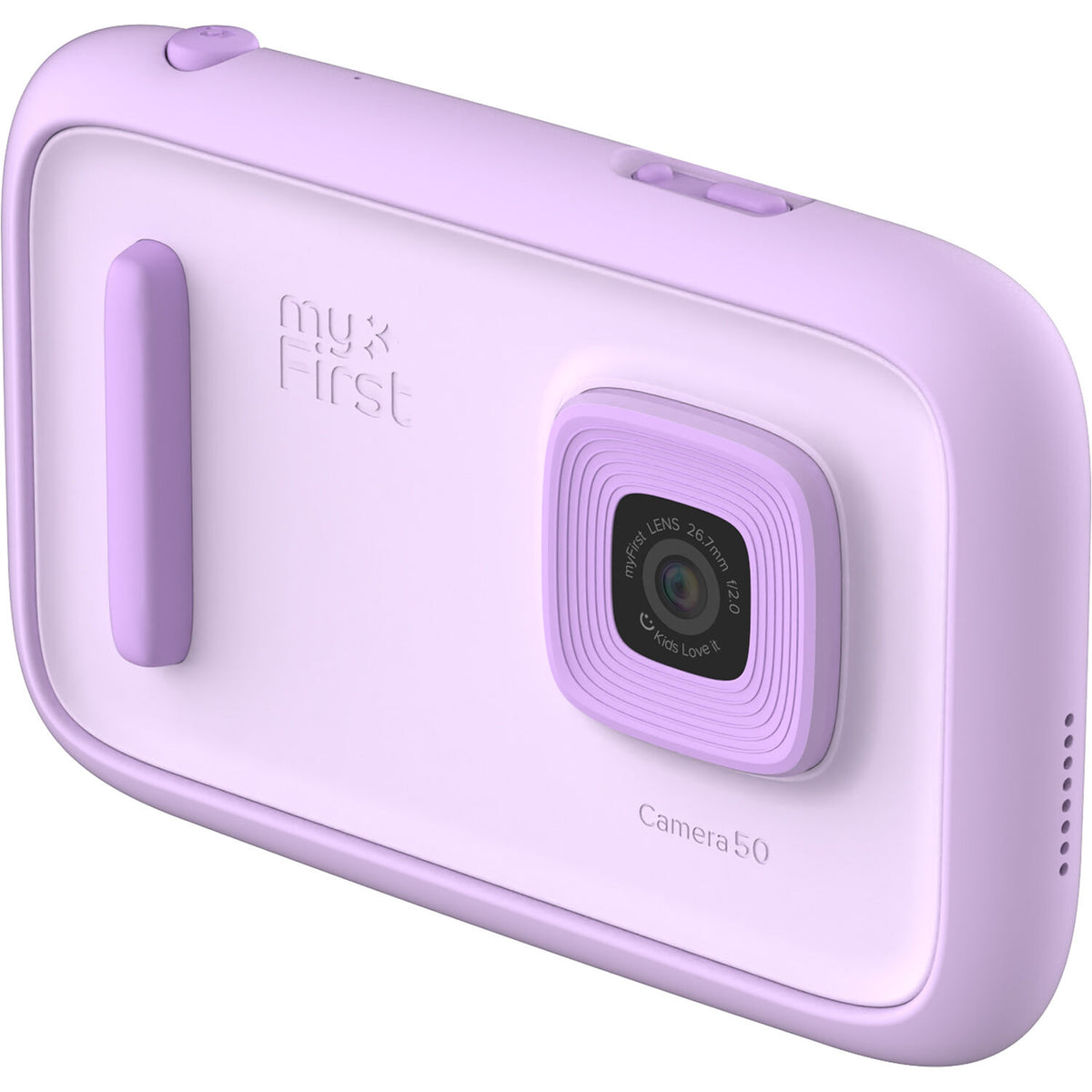 Cámara Digital myFirst Kids 50 para Niños 20MP Morada - vista trasera