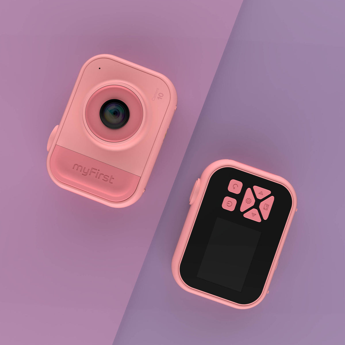 Cámara Digital myFirst Kids Mini 10 para Niños Rosa - puertos y conexiones