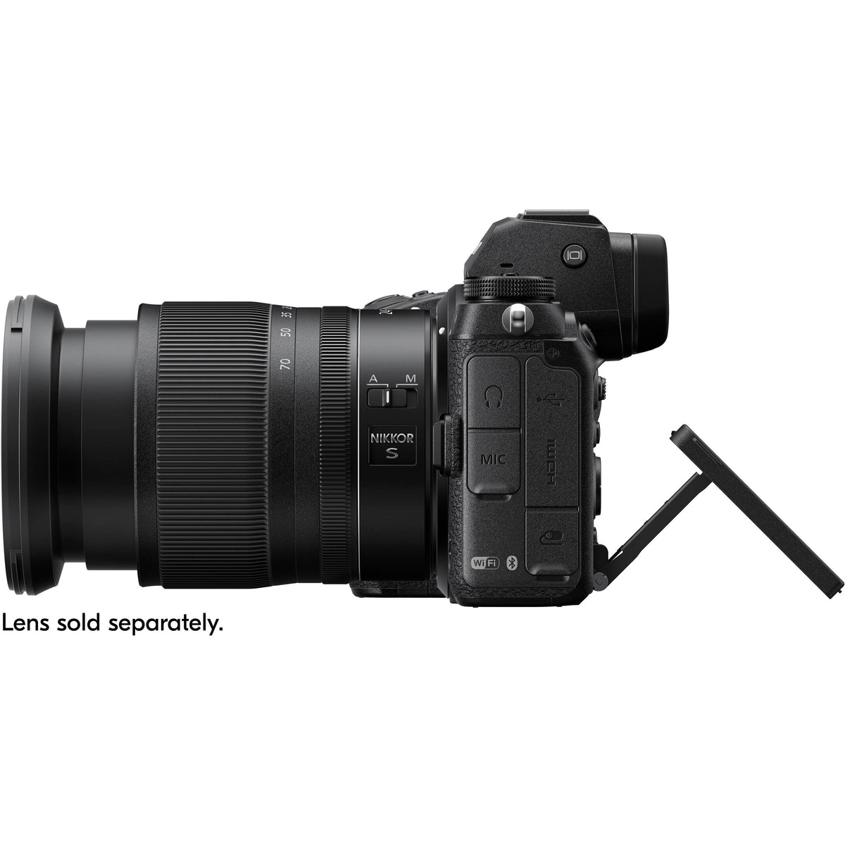 Cámara Digital Nikon Z6 II Mirrorless 24.5MP Full Frame - vista lateral