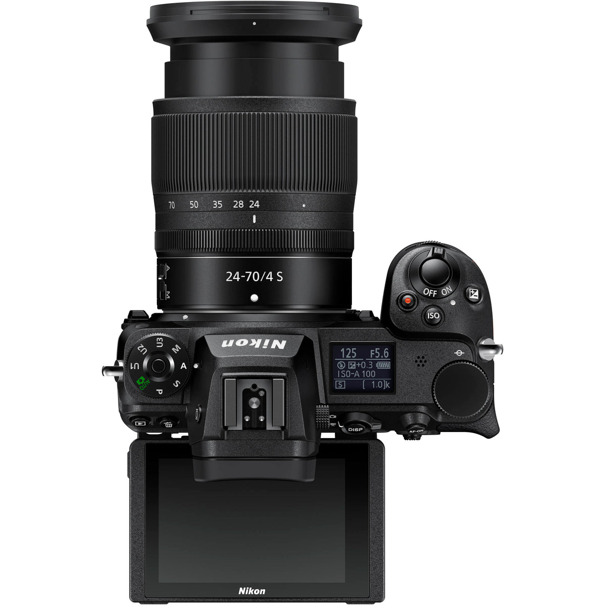 Cámara Digital Nikon Z6 II Mirrorless con Lente 24-70mm f/4 - vista trasera