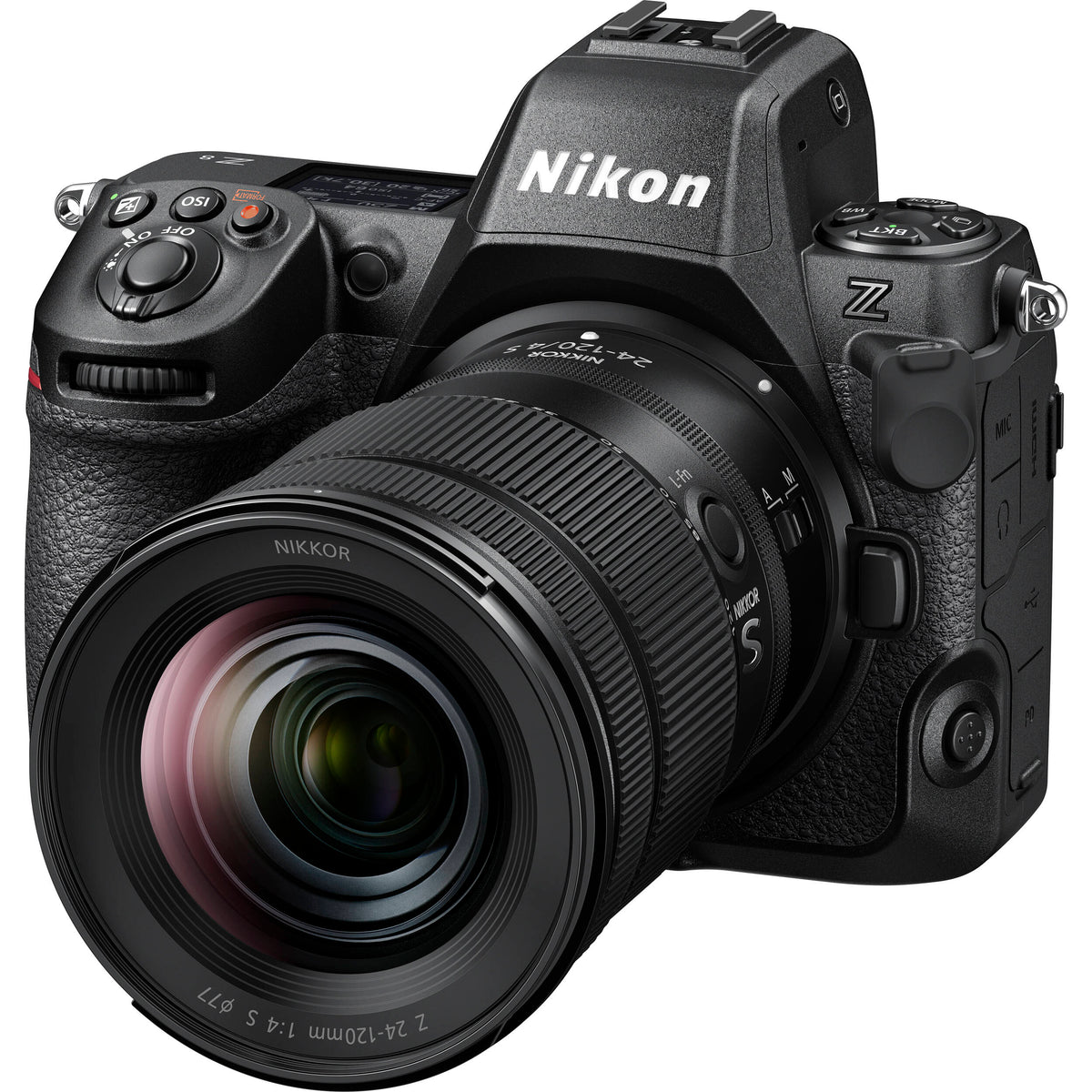 Cámara Digital Nikon Z8 Mirrorless con Lente 24-120mm f/4 - vista trasera