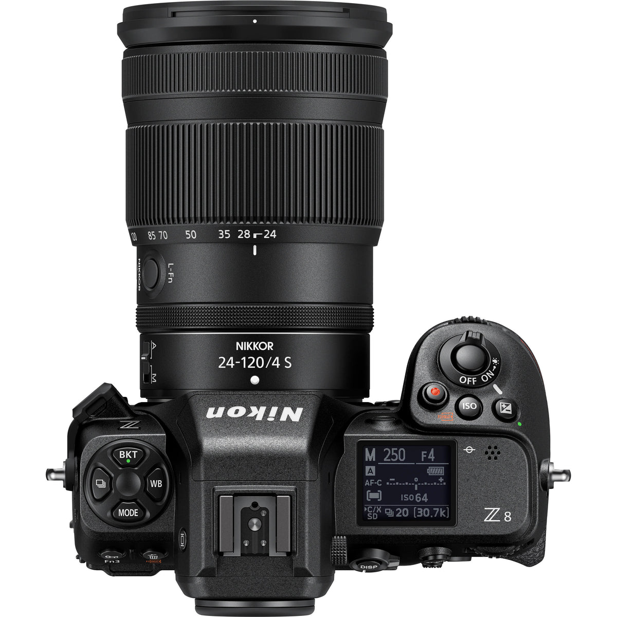 Cámara Digital Nikon Z8 Mirrorless con Lente 24-120mm f/4 - puertos y conexiones