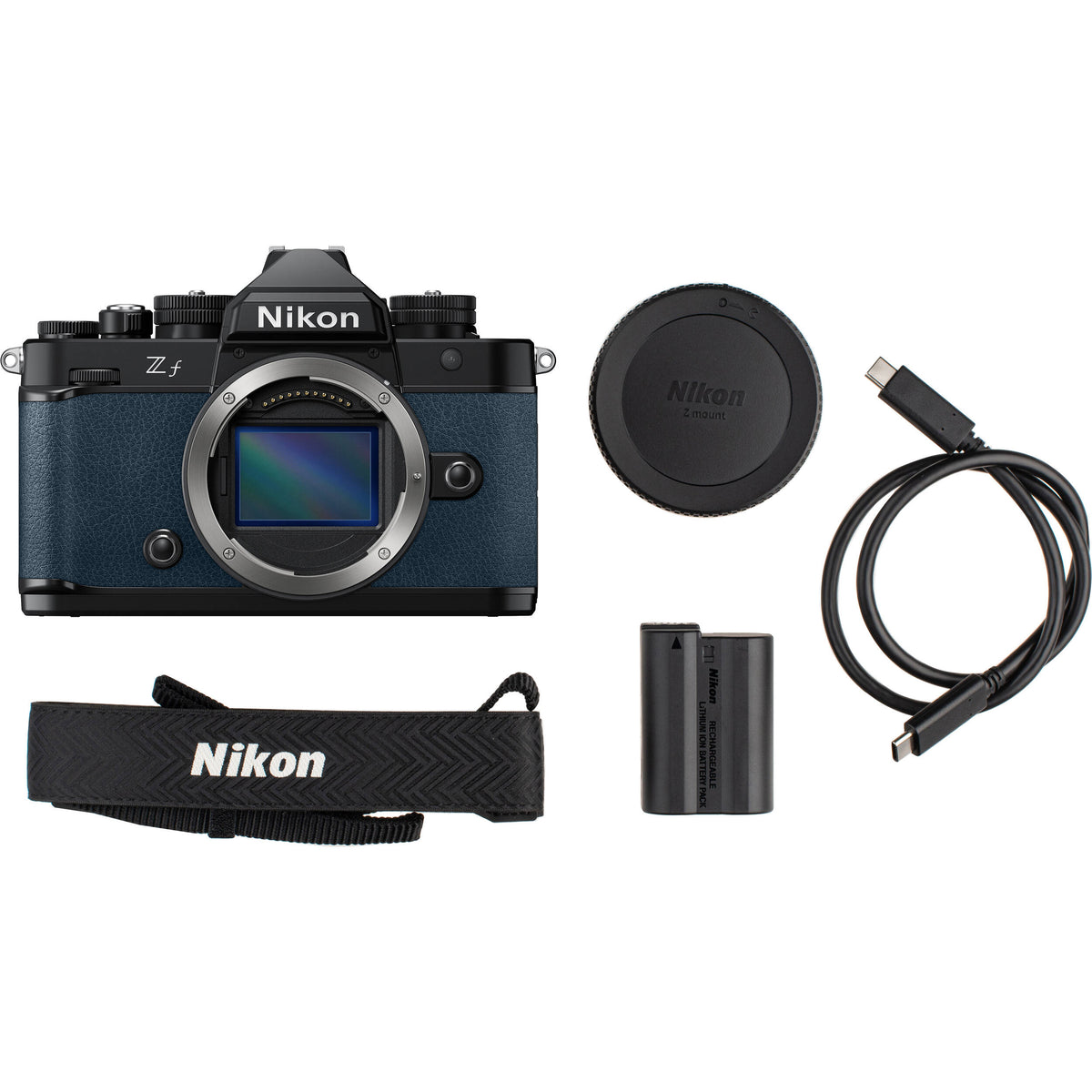 Cámara Digital Nikon Zf Mirrorless 24.5MP Full Frame Azul - vista lateral