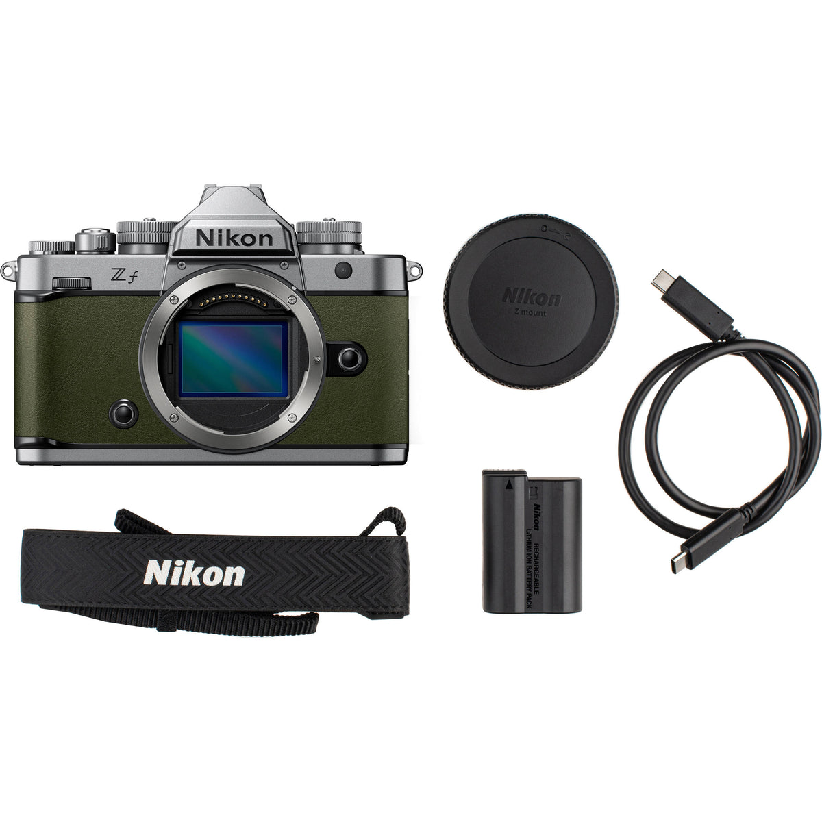 Cámara Digital Nikon Zf Mirrorless 24.5MP Full Frame Plata y Verde Musgo