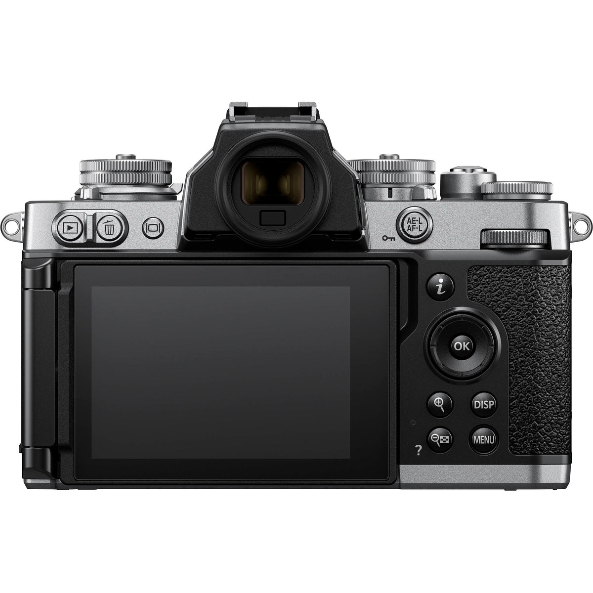 Cámara Digital Nikon Zfc Mirrorless 20.9MP APS-C Plateada - vista frontal