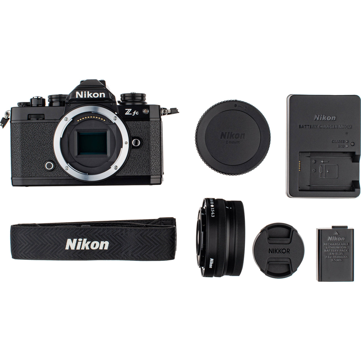 Cámara Digital Nikon Zfc Mirrorless con Lente 16-50mm Azul Tiza - detalle