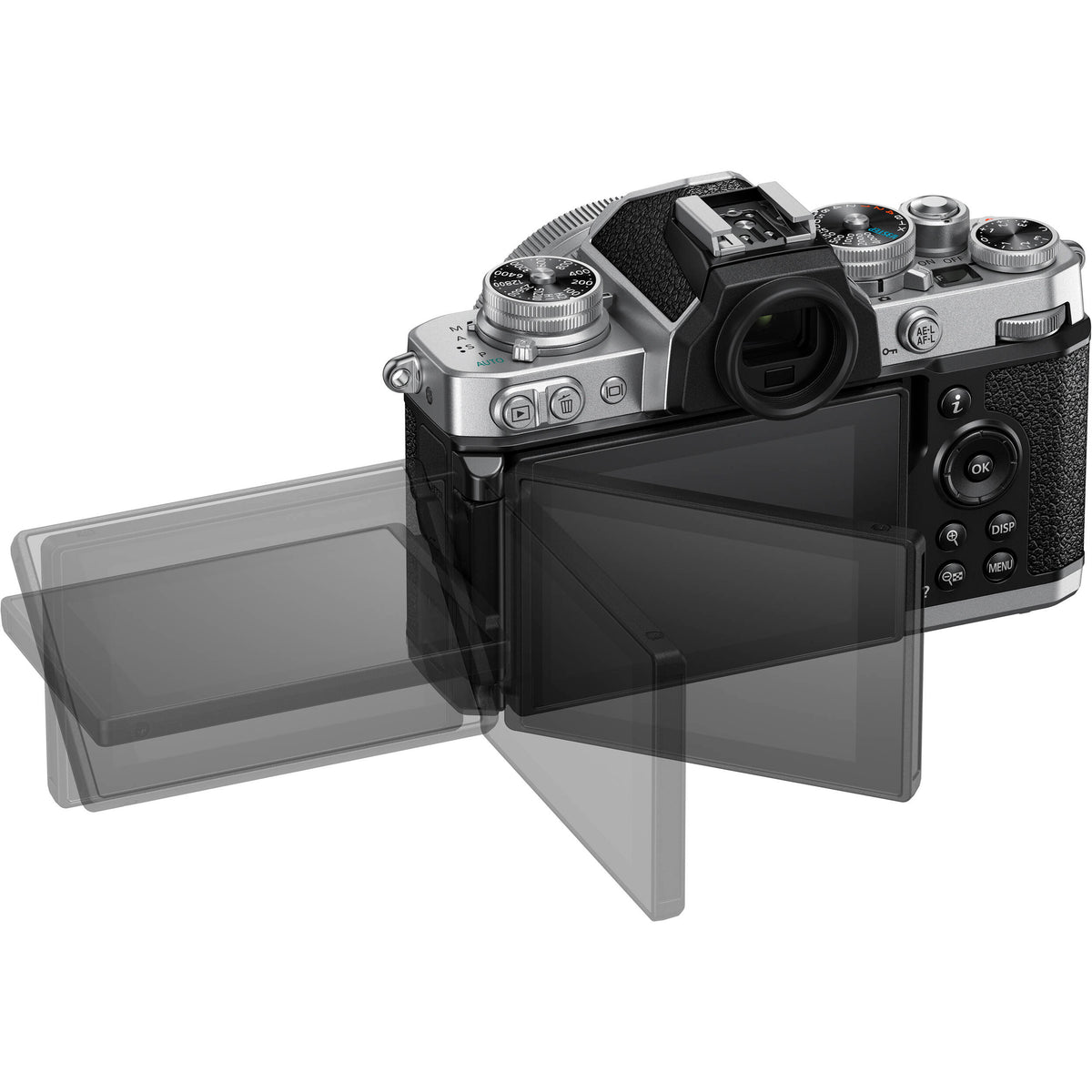 Cámara Digital Nikon Zfc Mirrorless con Lente 16-50mm Rojo Carmesí - en uso