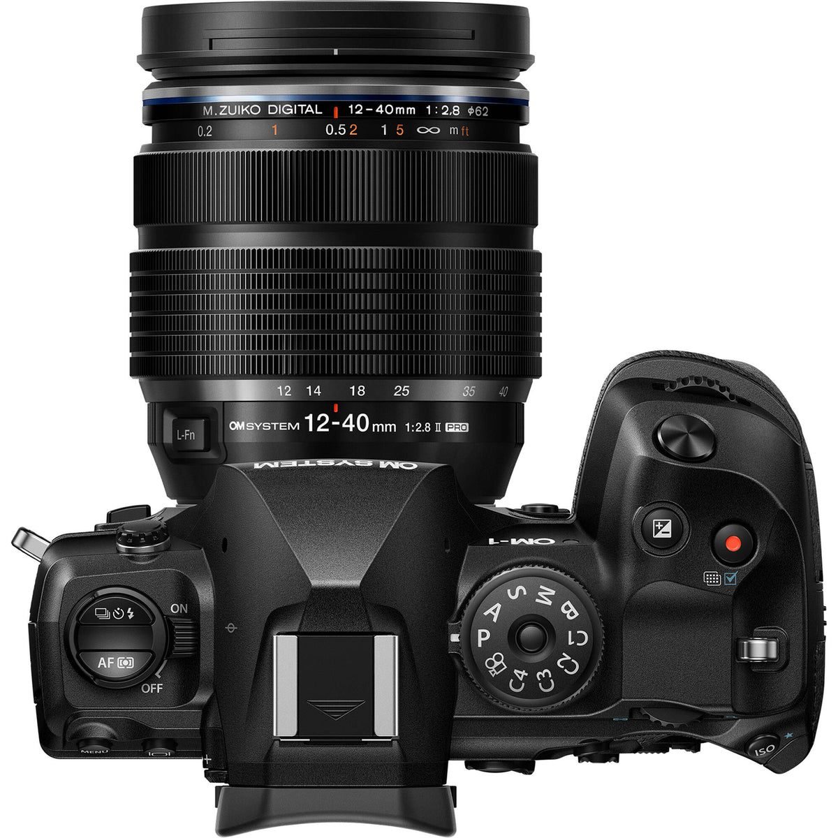 Cámara Digital OM System OM-1 Mark II con Lente 12-40mm f/2.8 - vista trasera