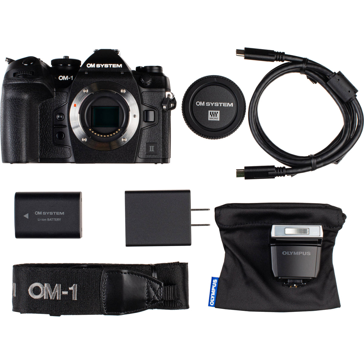 Cámara Digital OM System OM-1 Mark II Mirrorless 20.4MP - puertos y conexiones