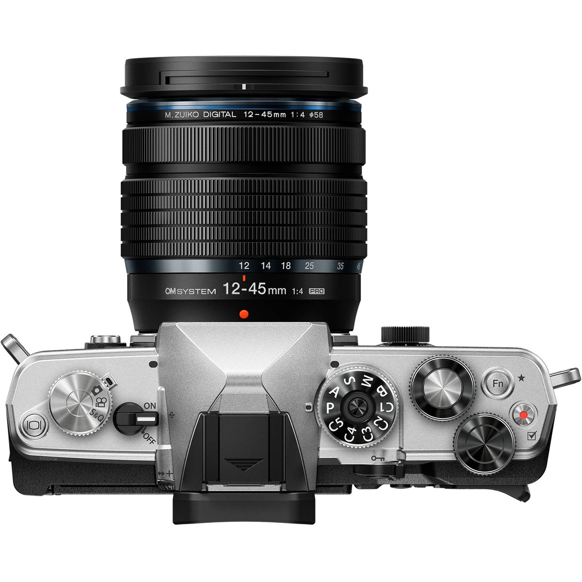 Cámara Digital OM System OM-3 con Lente 12-45mm f/4 PRO - vista trasera
