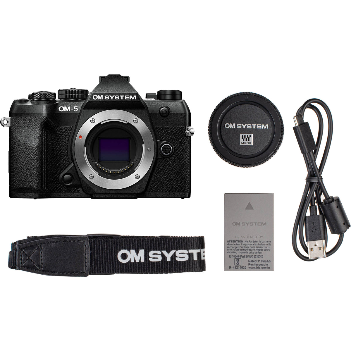 Cámara Digital OM System OM-5 Mark II con Lente 12-45mm f/4 Negra - detalle