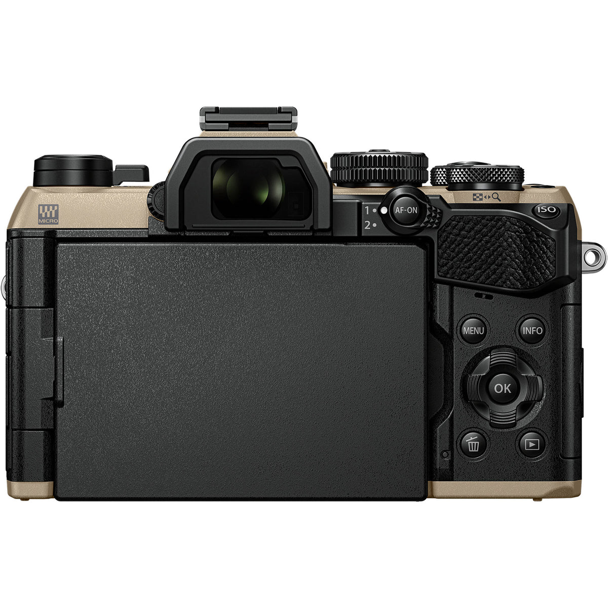 Cámara Digital OM System OM-5 Mark II Mirrorless 20.4MP Beige Arena - en uso