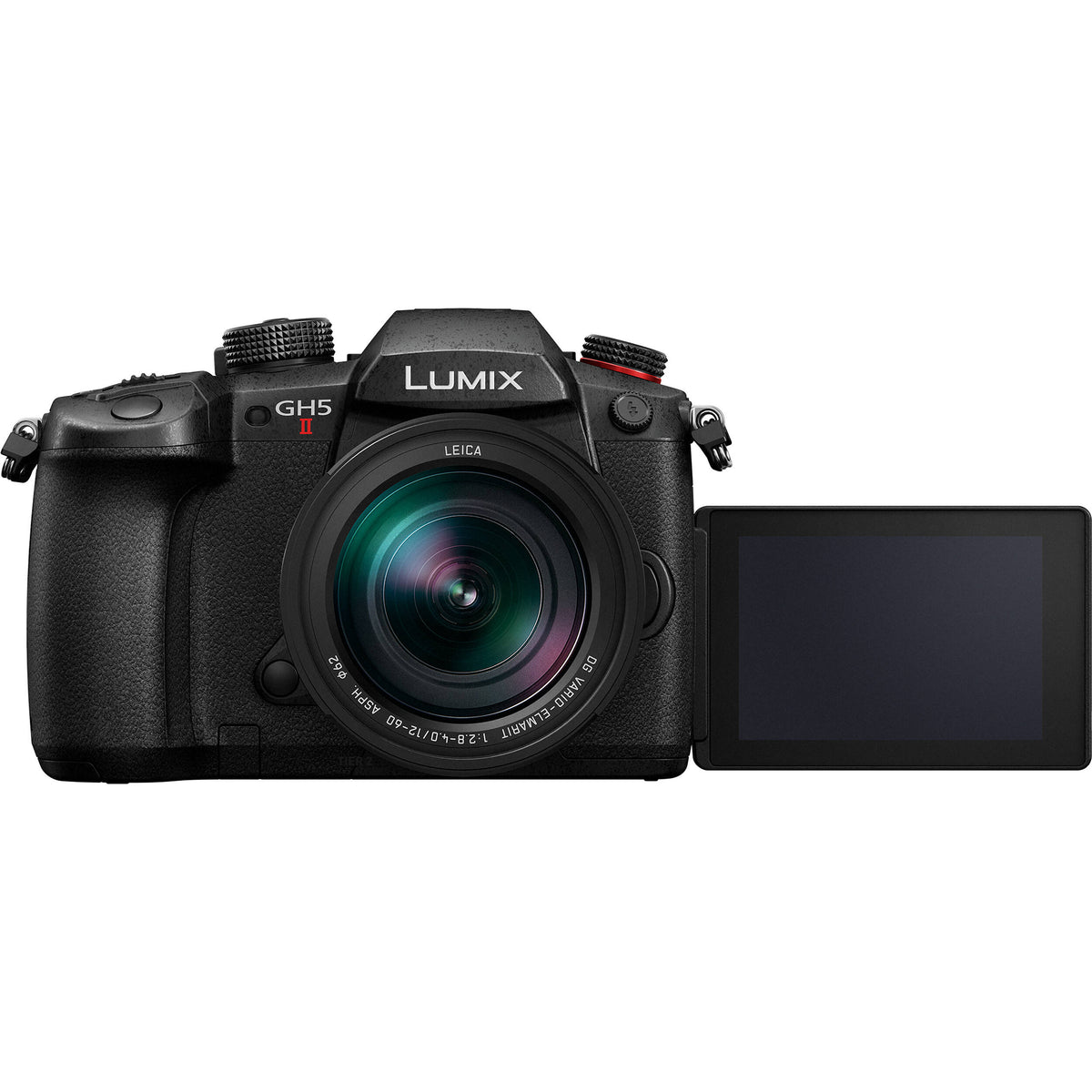 Cámara Digital Panasonic LUMIX GH5 II con Lente 12-60mm - vista trasera