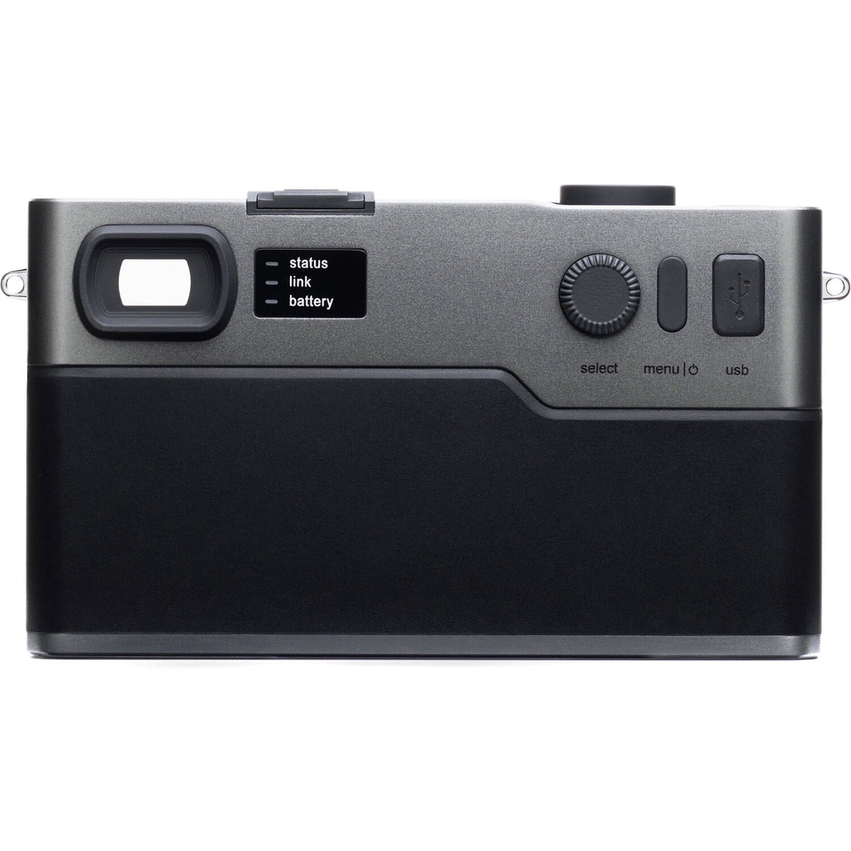 Cámara Digital Pixii Max Telémetro Full Frame 24.5MP 128GB Gris Espacial - vista frontal