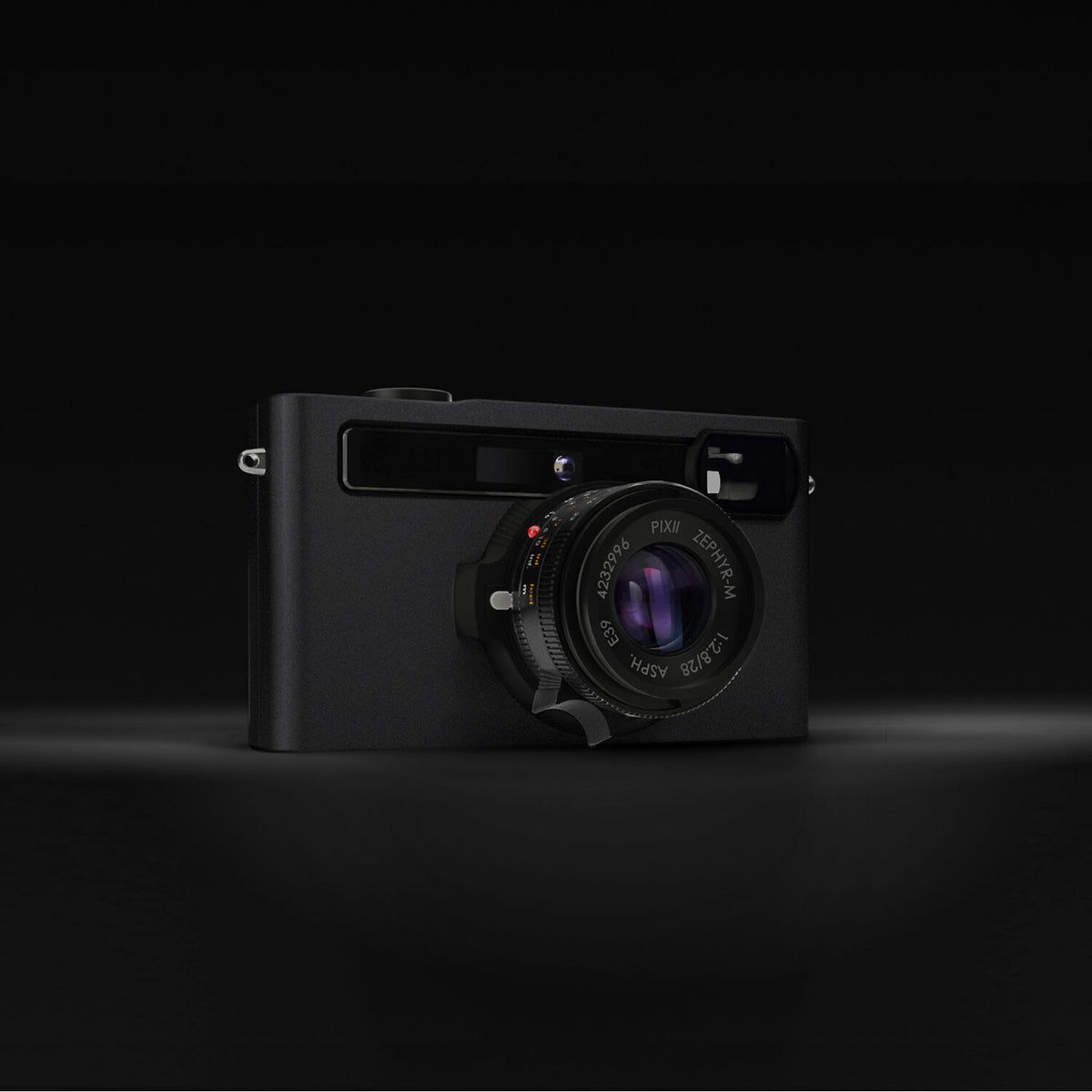Cámara Digital Pixii Max Telémetro Full Frame 24.5MP 128GB Negro Mate - detalle