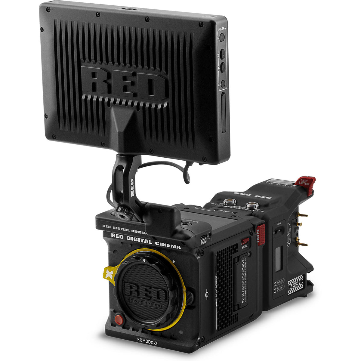 Cámara Digital RED Digital Cinema KOMODO-X Z Montura de Producción Pack (Nikon Z, Gold Montura) - vista trasera