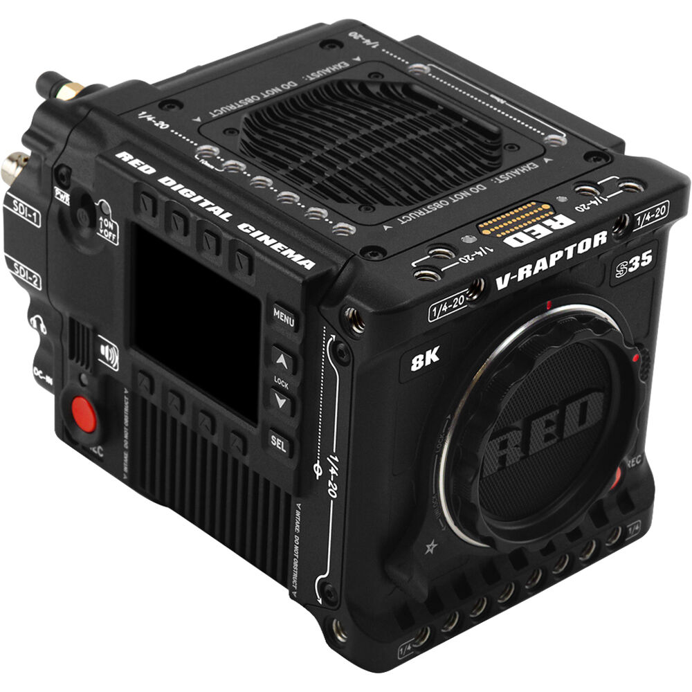 Cámara Digital RED Digital Cinema V-RAPTOR 8K S35 (Canon RF) - vista trasera