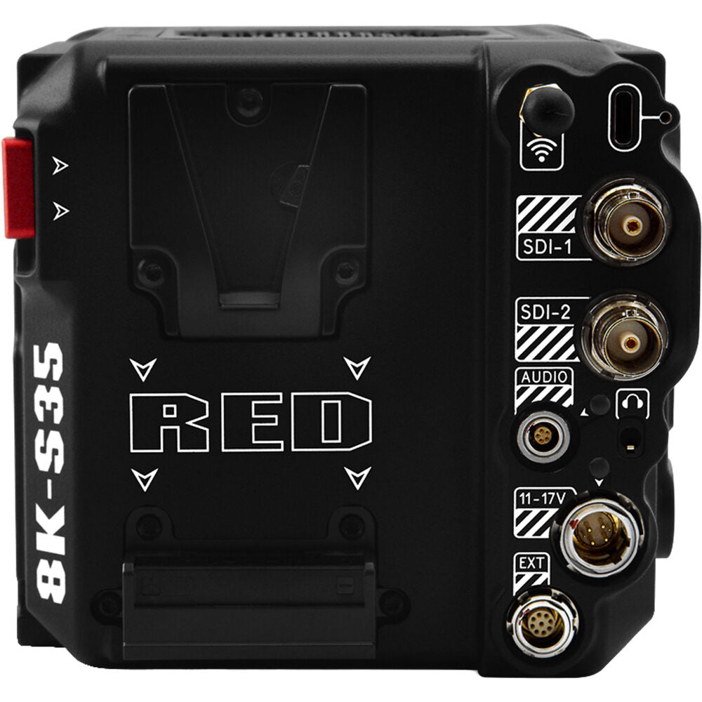 Cámara Digital RED Digital Cinema V-RAPTOR 8K S35 de Producción Pack con Top Plate Plus y Rigid-Hinge Touch 7.0 (V-Montura) -
