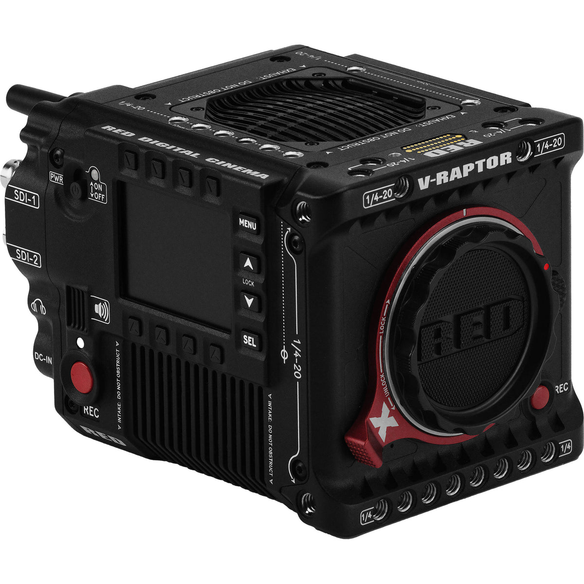 Cámara Digital RED Digital Cinema V-RAPTOR [X] 8K VV - vista trasera