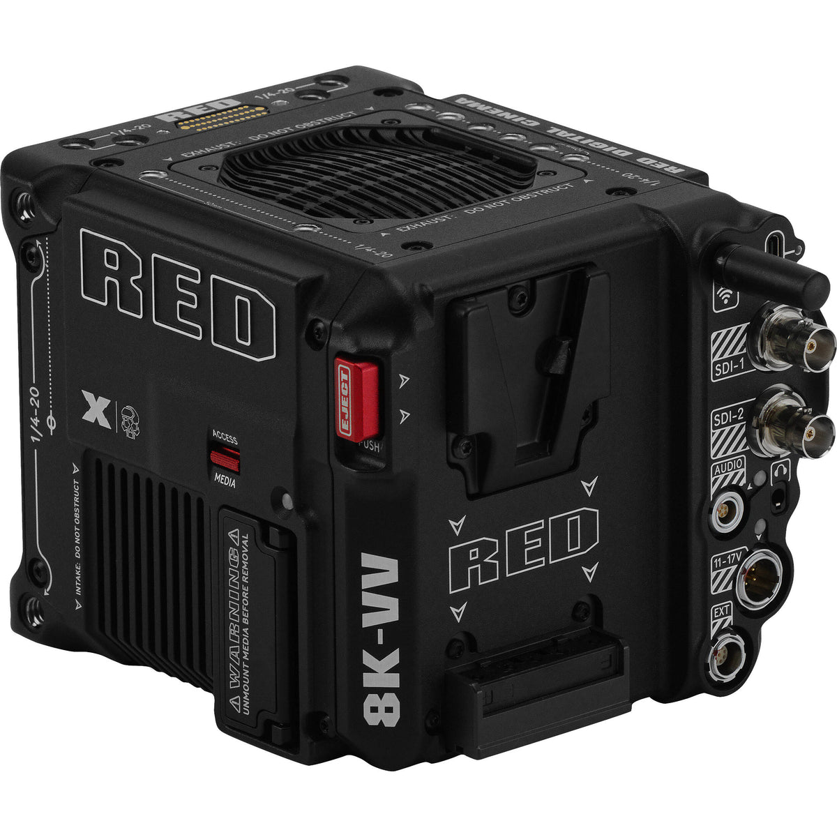 Cámara Digital RED Digital Cinema V-RAPTOR [X] 8K VV - vista lateral